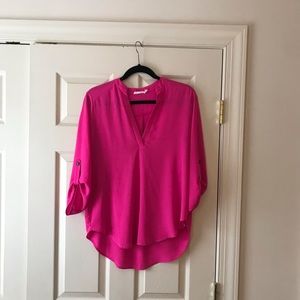 EUC Lush Hot Pink Blouse